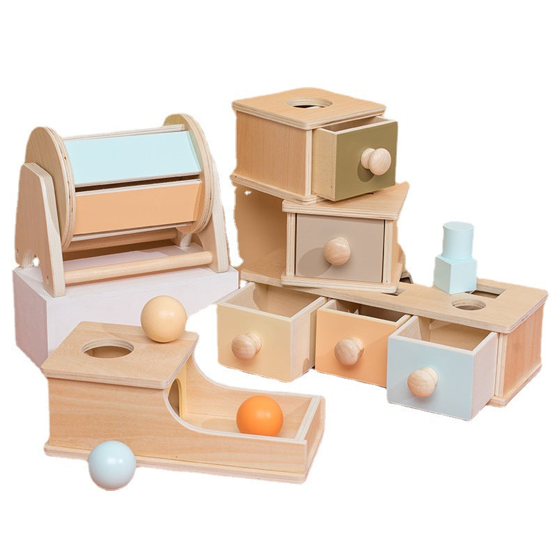 Kindra LearnBox™ – Wooden Montessori Activity Set