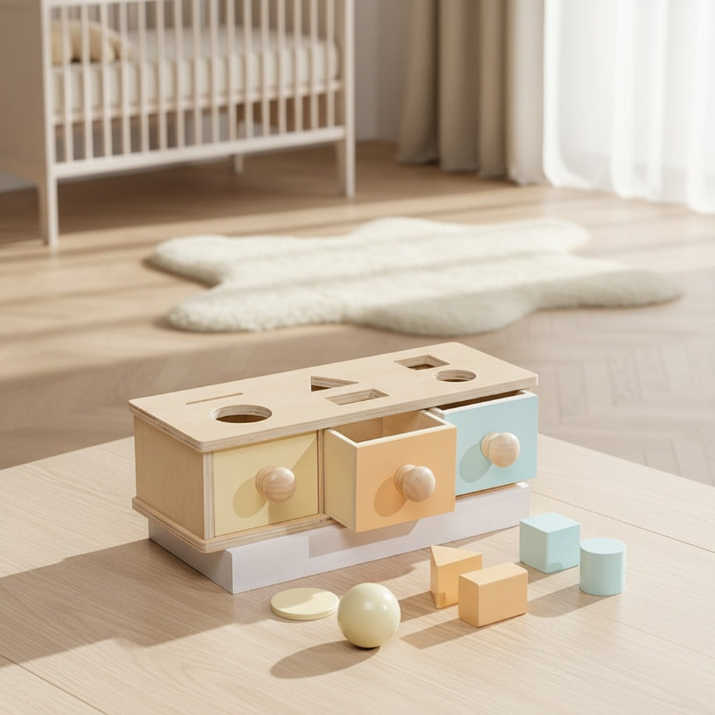 Kindra LearnBox™ – Wooden Montessori Activity Set