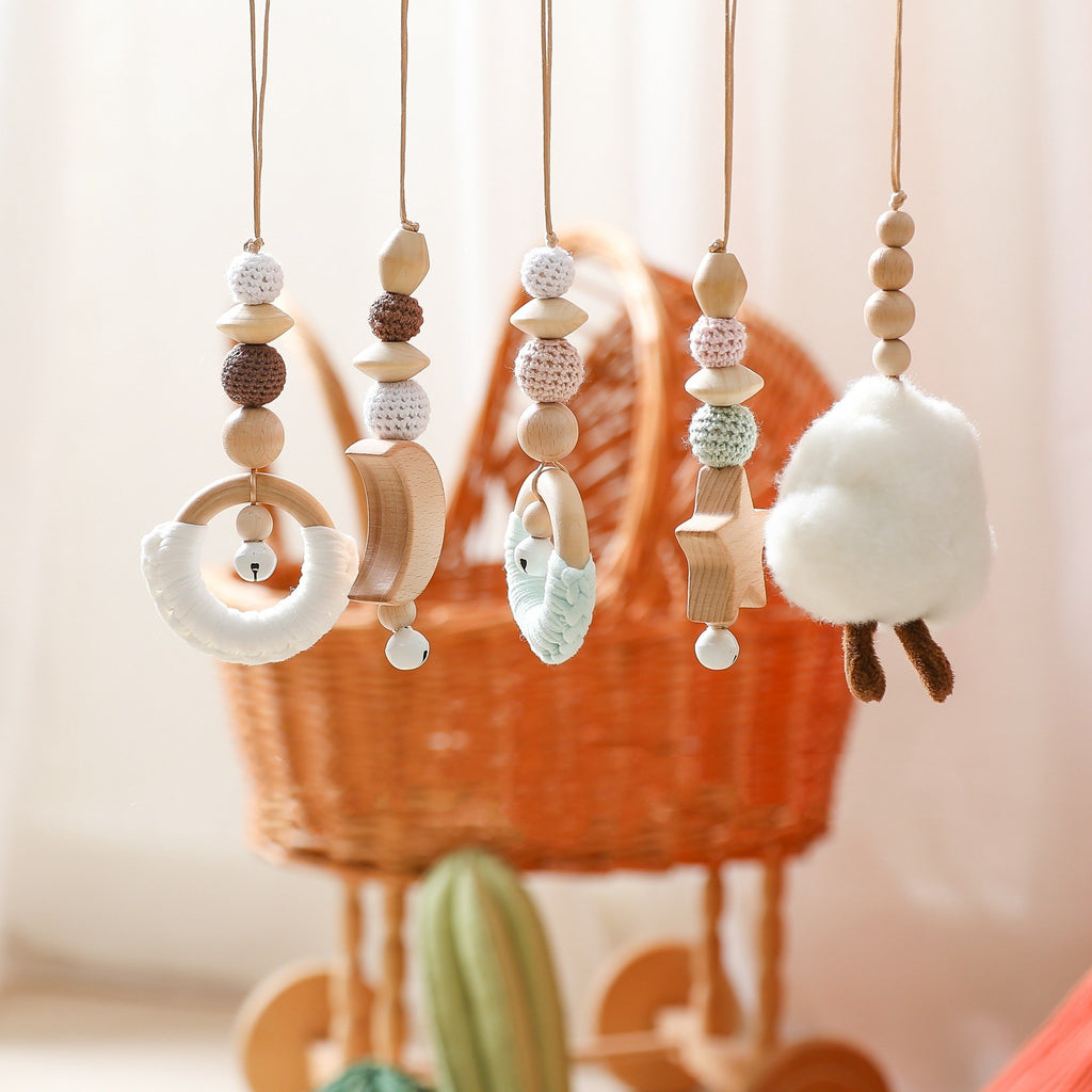 🧸 Kindra Wood Gym™ – Premium Wooden Baby Play Gym