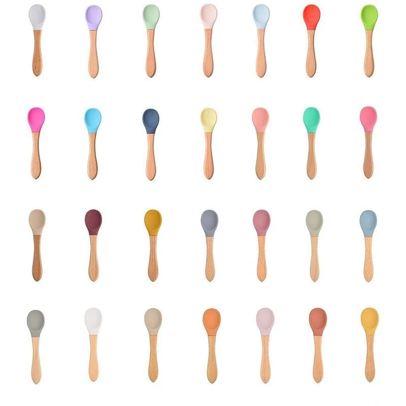 🥄 Kindra SoftSpoon™ – Silicone Baby Feeding Spoon