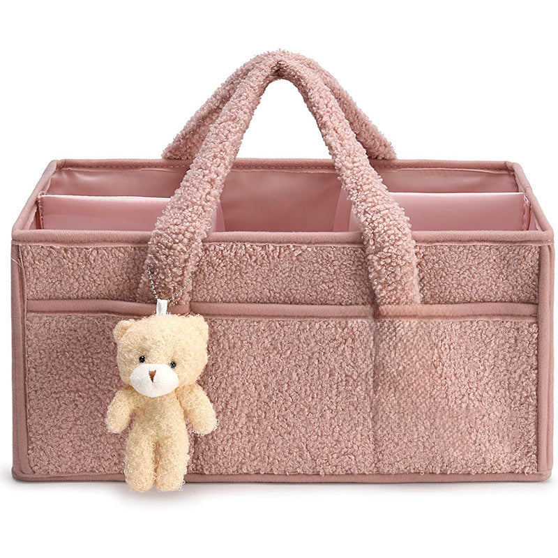 🧺 Kindra Soft Baby Organizer™ – Premium Nursery Storage Caddy